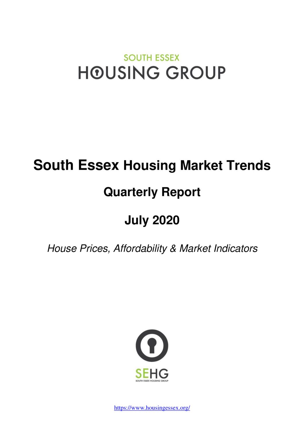 South Essex Housing Market Trends July 2020