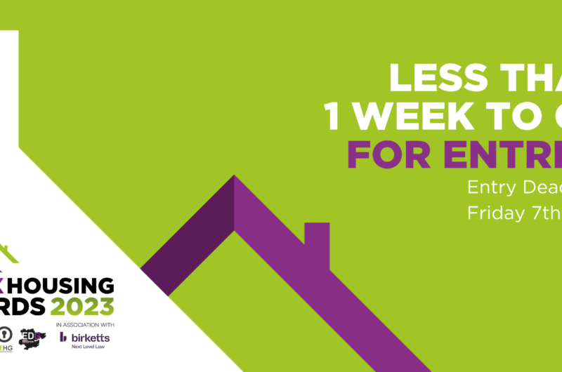 Essex Housing Awards 2023 – Entry deadline is less than a week away!